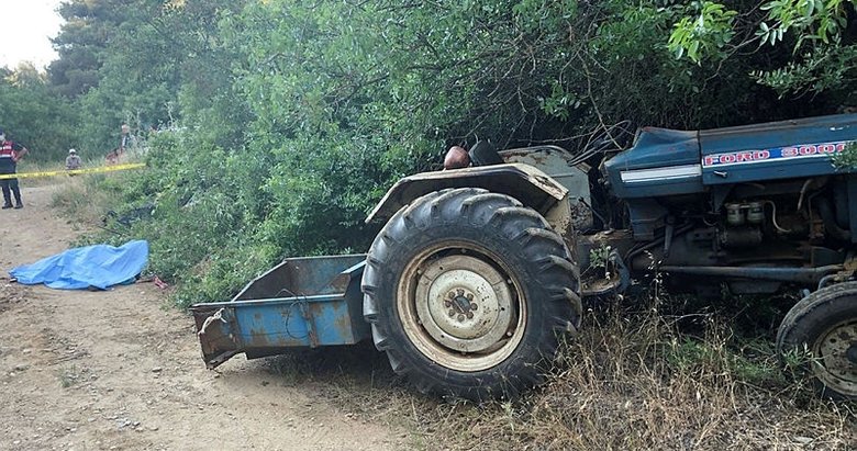 Manisa’da traktörün devrilmesi sonucu 1 kişi öldü