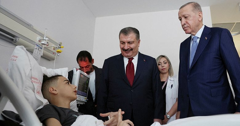 Gazzeli kanser hastalarına Başkan Erdoğan morali
