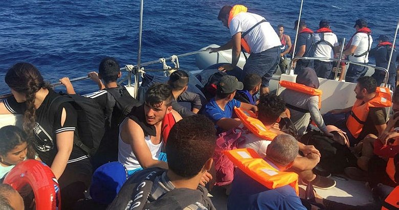 Datça ve Bodrum’da 46 kaçak göçmen yakalandı