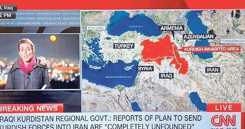 CNN’in skandal haritasına Türkiye’den sert tepki