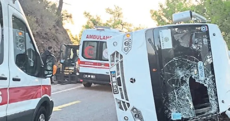 Marmaris’te personel servisi devrildi