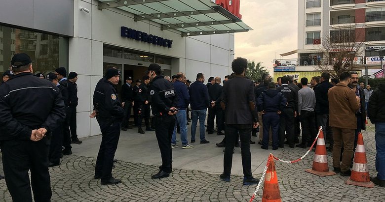 İzmir’de polise taşlı saldırı