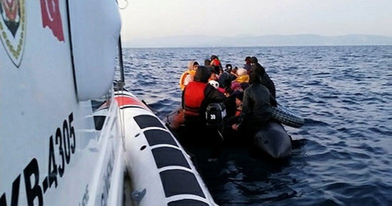 Balıkesir Ayvalık’ta 40 düzensiz göçmen yakalandı