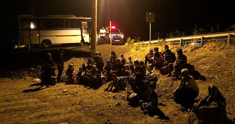 Balıkesir’de 99 düzensiz göçmen yakalandı