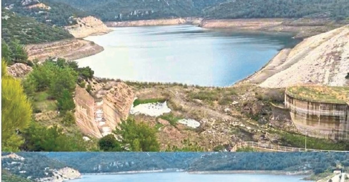 İzmir'de Tahtalı Barajı’nın son hali sevindirdi