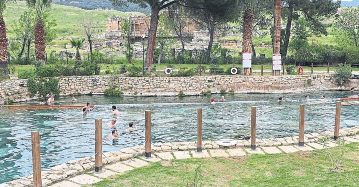 Kleopatra Havuzu yeniden ziyarete açıldı