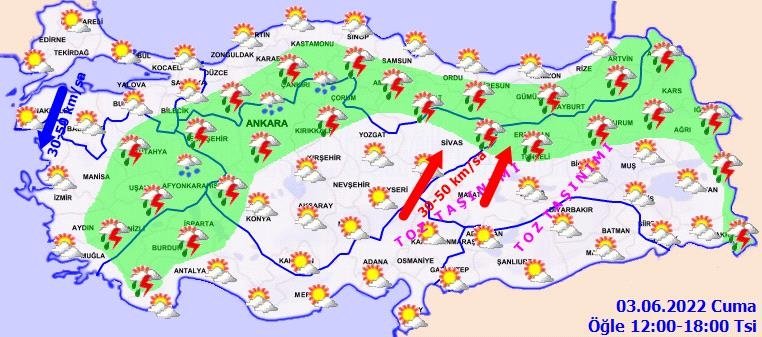 İzmir ve Ege için sağanak uyarısı! Meteoroloji açıkladı 3 Haziran Cuma hava durumu