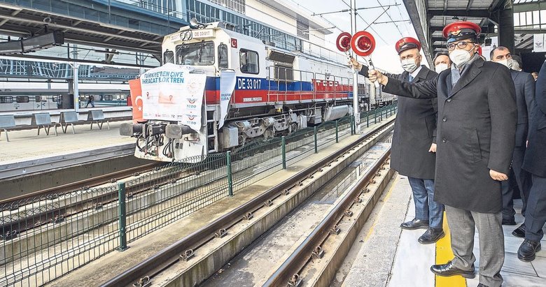 Rusya ve Çin’e ihracat trenleri törenle uğurlandı