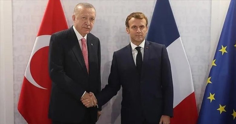 Başkan Erdoğan Macron ile görüştü