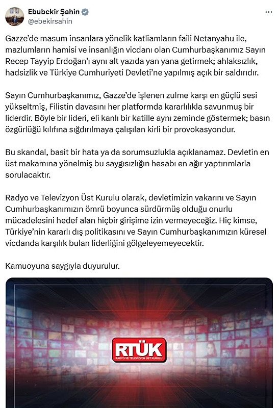 TELE 1’deki alçak KJ’ye sert tepki geldi