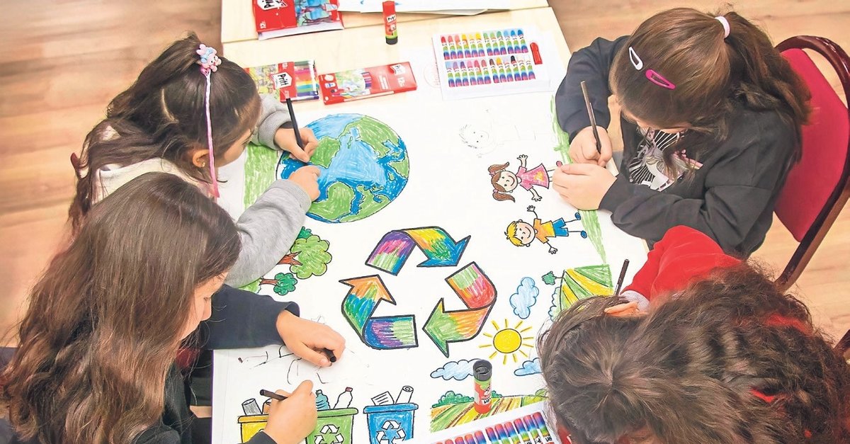 İzmirli çocuklar doğa bilincini ögreniyor