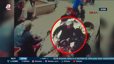 Aydın’da dilenci dehşeti! Kendisine para vermeyen kadını bıçakla yaraladı | Video