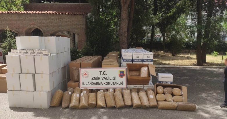 İzmir’de kaçak tütün operasyonu!