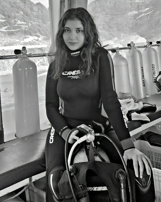 Genç dalgıç asrın felaketinde hayatını kaybetmişti... Kadınlar Günü’nde su altına dalınarak anıldı...