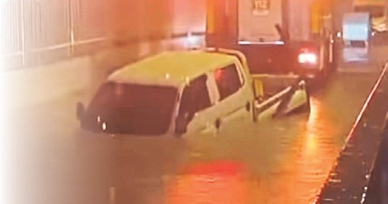 Denizde, havuzda değil alt geçitte boğuldu!