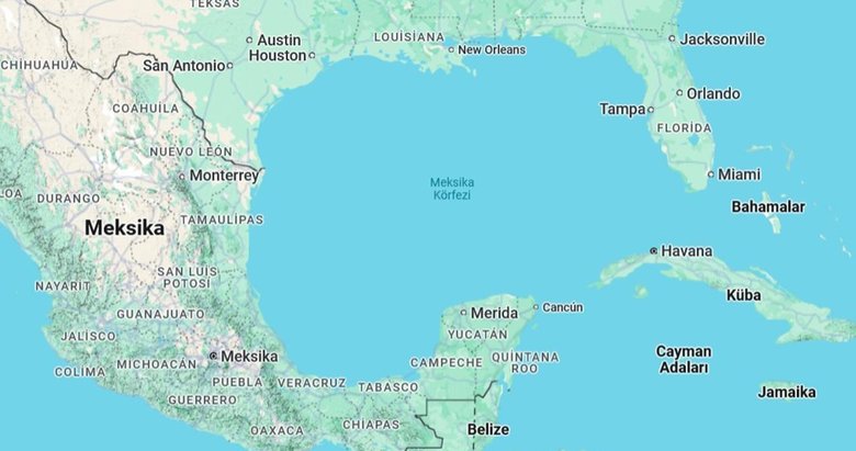 Google Haritalar, Meksika Körfezi’nin ismini Amerika Körfezi olarak değiştirecek