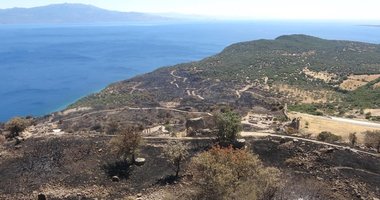 Çanakkale’de yangından etkilenen Assos Ören Yeri yeniden ziyarete açıldı