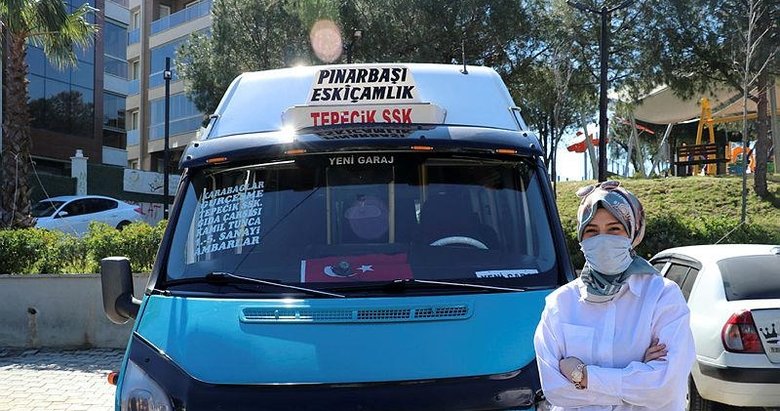 İzmir’de dolmuş şoförlüğüne başlayan genç kız babasını gururlandırdı
