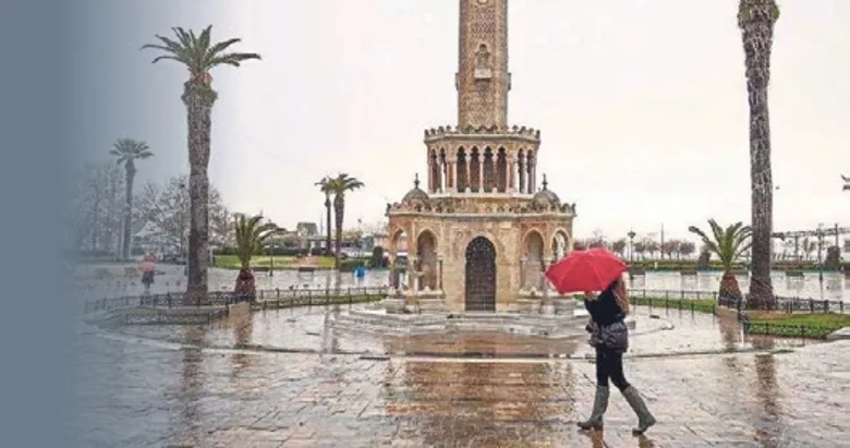 İzmir’e 5 ayda bir senelik yağış düştü