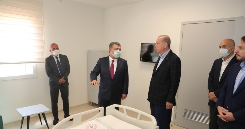 Son dakika: Başkan Erdoğan’dan pandemi hastanelerinde inceleme