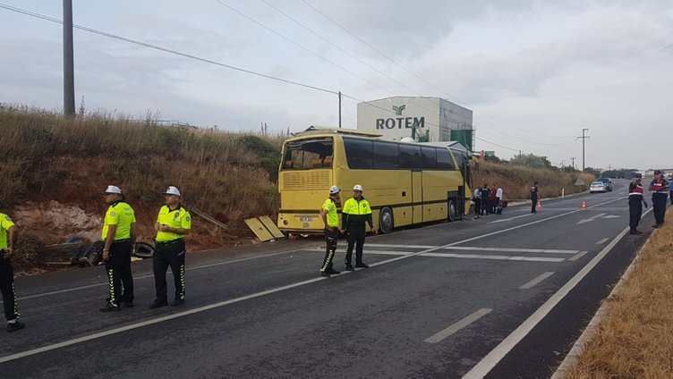 Bandırma’da feci otobüs kazası
