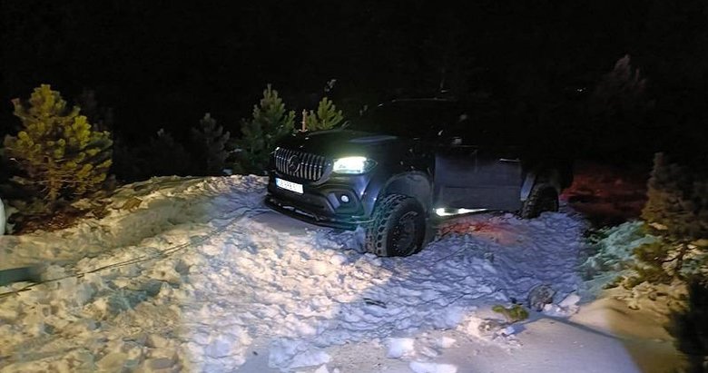 Kazdağları’nda mahsur kalan 2 kişi kurtarıldı