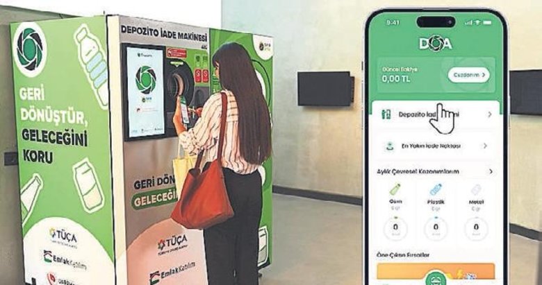 Depozito iade sistemiyle 50 bin ambalaj toplanıyor