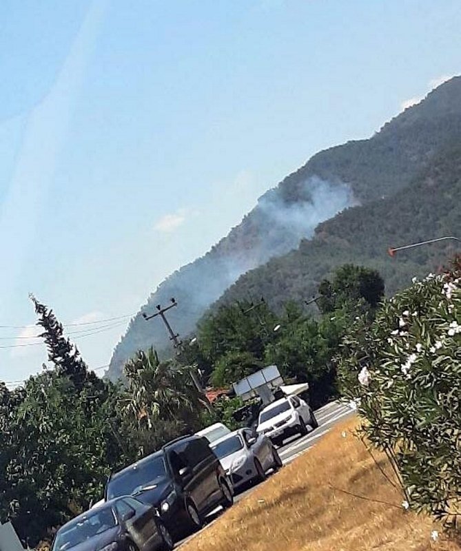Marmaris’ten sonra Köyceğiz’de de orman yangını