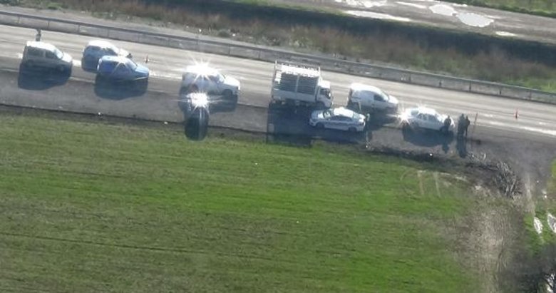 İzmir’de jandarmadan havadan trafik denetimi