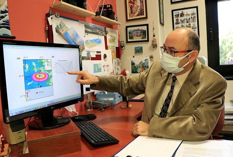 Sığacık’taki tsunamide suyun 2,30 metre yükselmesinin izleri belirlendi