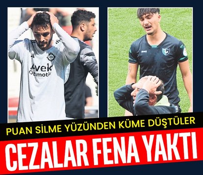Cezalar yaktı