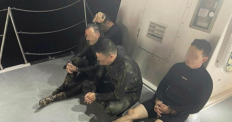 Bodrum’da FETÖ’cü 4 eski asker yurt dışına yüzerek kaçmaya çalışırken yakalandı