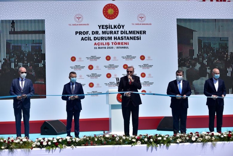 Son dakika: Başkan Erdoğan Prof. Dr. Murat Dilmener Acil Durum Hastanesi’ni açtı