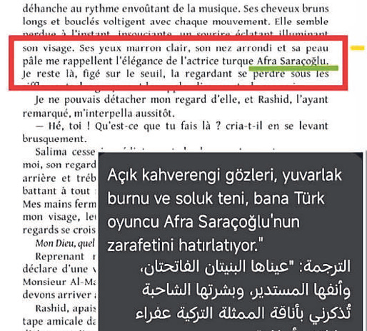 Afra’nın güzelliği romana konu oldu