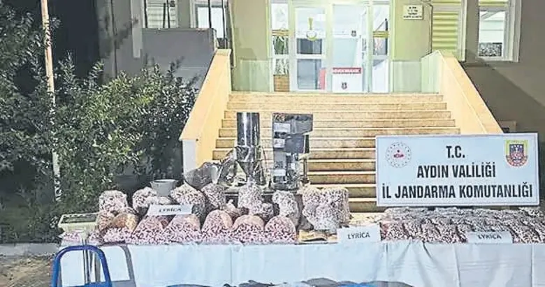 Didim’de uyuşturucu imalathanesi çökertildi