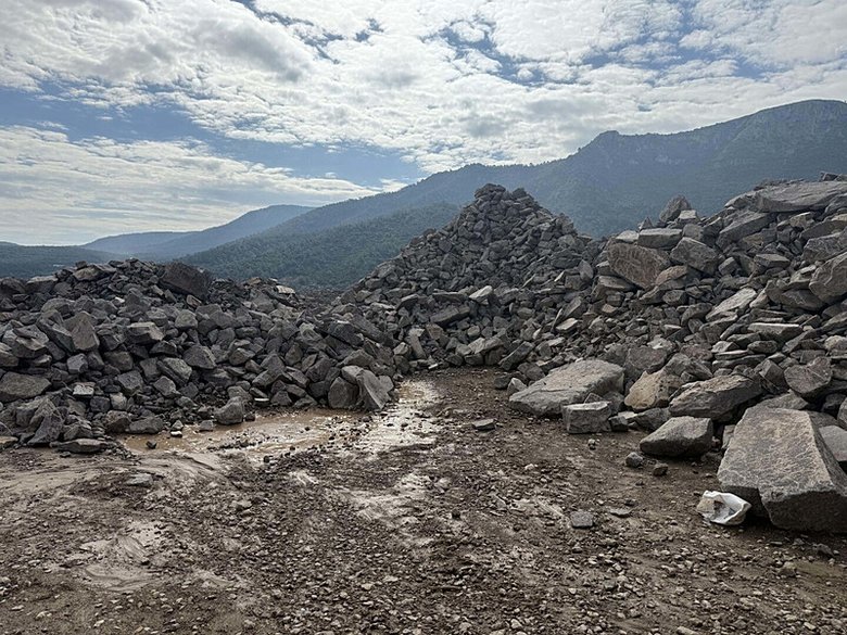 Bodrum’da meraya kurulan kaçak taş kırma tesisine 5 milyon lira ceza