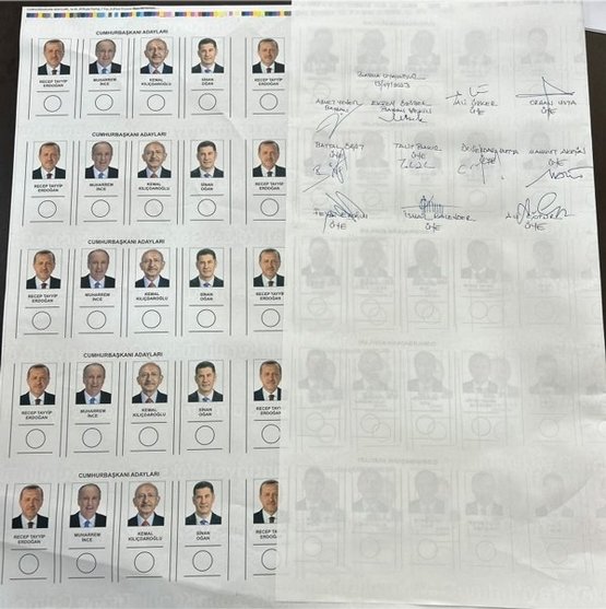 YSK onay verdi! İşte seçimlerde kullanılacak oy pusulası