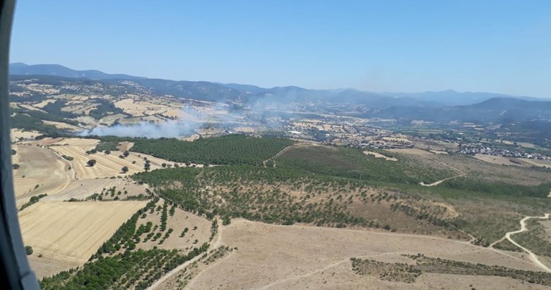 Çanakkale’de çıkan orman yangını kontrol altına alındı