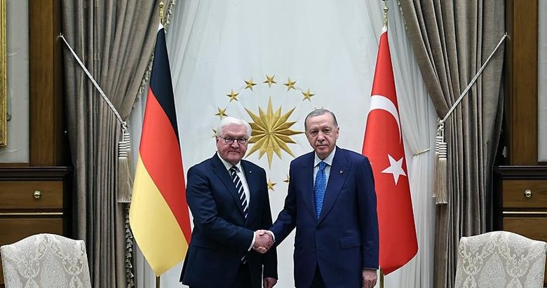 Başkan Erdoğan Almanya Cumhurbaşkanı Steinmeier ile görüştü