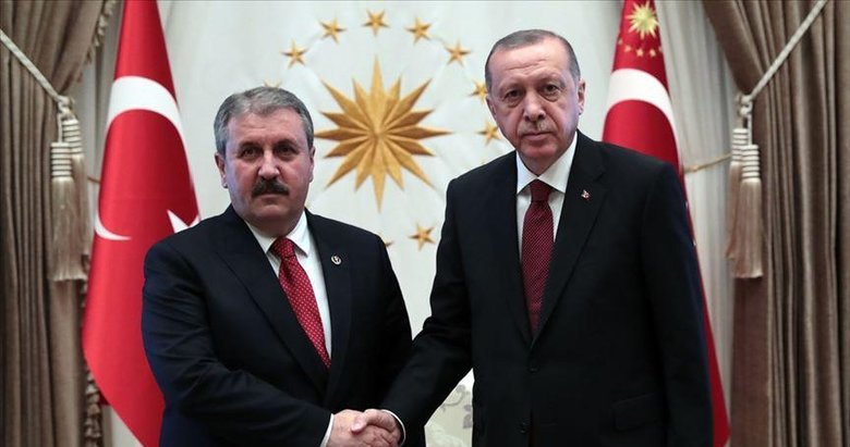 Başkan Erdoğan’dan, BBP lideri Destici’ye tebrik mesajı