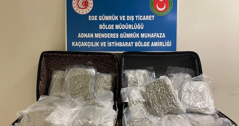 İzmir Adnan Menderes Havalimanı’nda kilolarca uyuşturucu ele geçirildi!