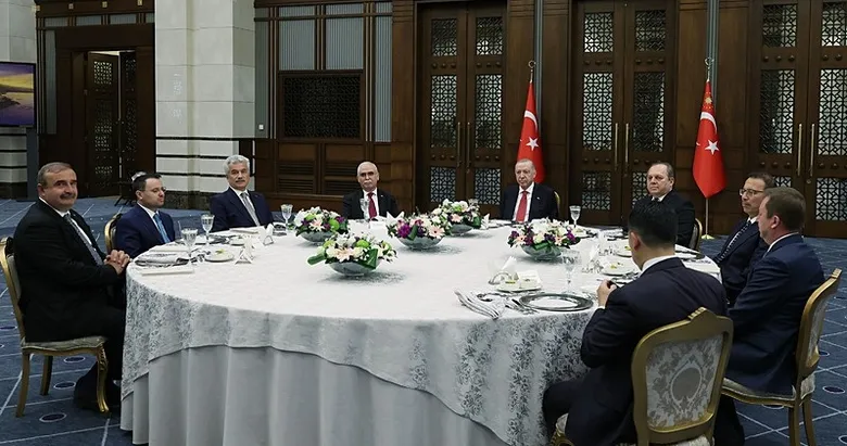 Başkan Erdoğan, yüksek mahkeme başkanlarıyla bir araya geldi