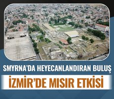 İzmir’deki Smyrna Antik Kenti’nde heyecanlandıran buluş! Mısır etkisini yansıtan eserler bulundu