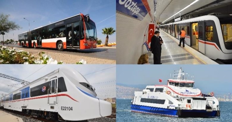 İzmir’de toplu ulaşıma cumartesi düzenlemesi! İşte sefer saatleri