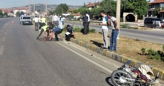 Motosikletiyle yayaya çarpmıştı, o sürücü hayata tutunamadı