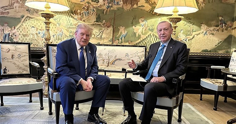 Başkan Erdoğan, Lahey’de ABD Başkanı Trump ile görüştü