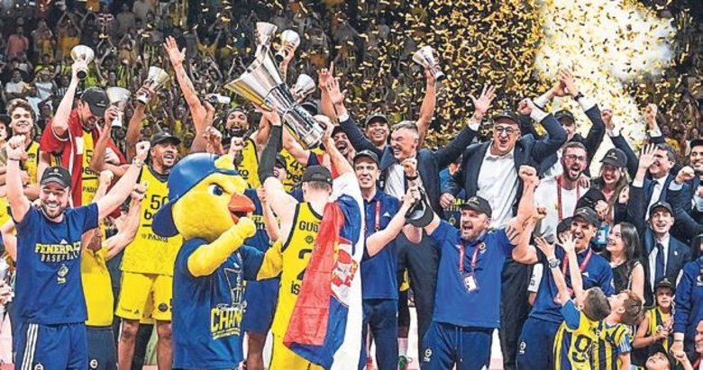 F.Bahçe Beko’nun şampiyonluk gururu