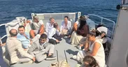 Muğla’da yelkenlide yakalandılar