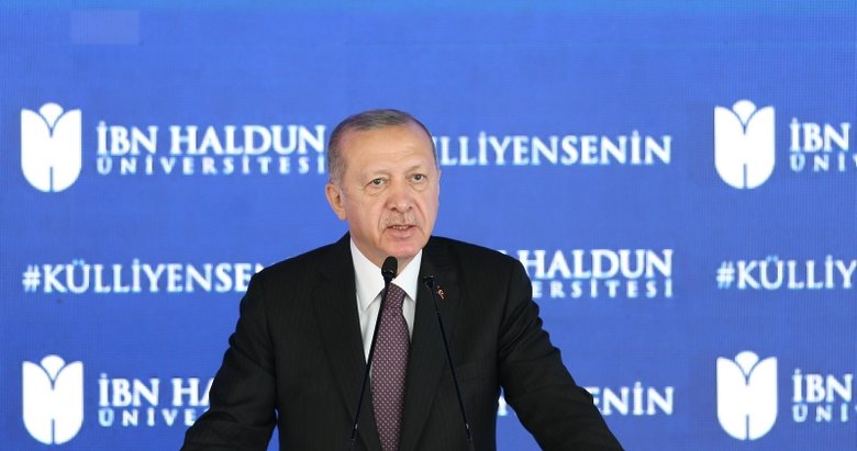 Başkan Erdoğan’dan İbn Haldun Üniversitesi Külliyesi Açılış Töreni’nde önemli açıklamalar