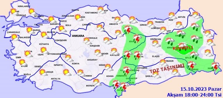 Sağanak yağışa dikkat! Meteoroloji Ege için saat verdi... İzmir’de bugün hava nasıl olacak?